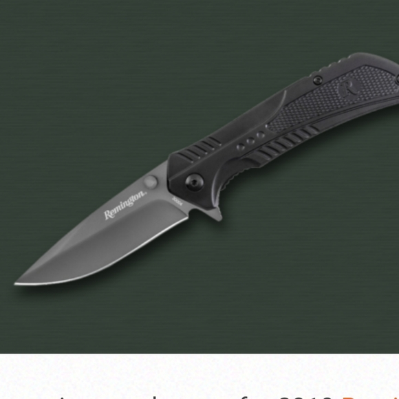 Remington | Other | Remington Black Knife With Case | Poshmark